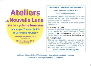 Astrologie. Atelier lunaire
