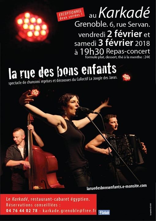La rue des Bons enfants au Karkadé.