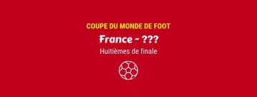 Match de l'équipe de France en huitièmes de finale