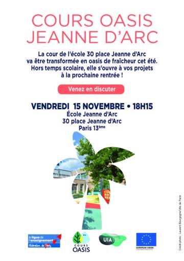 Assemblée citoyenne - Cours Oasis Jeanne d’Arc