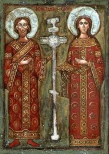 Acathiste orthodoxe du patriarcat de Moscou à Ste Hélène et st Constantin