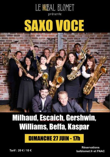 ENSEMBLE SAXO VOCE  ***COMPLET***