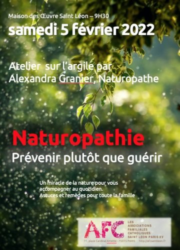 Atelier Naturopathie – AFC Saint Léon Paris 15ème