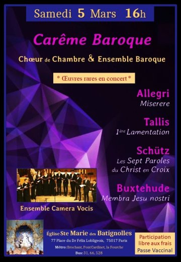 CARÊME BAROQUE