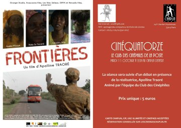 Frontières, film de Apolline Traoré (2016). Durée : 1h30