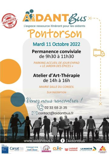 Aidant Bus l’espace ressource itinérant pour les aidants : Atelier Art-thérapie