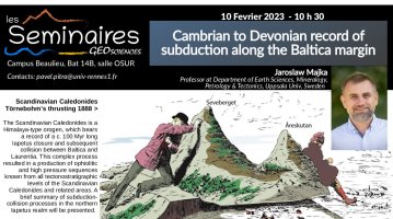 Cambrian to Devonian record of subduction along the Baltica margin