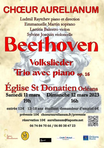 Concerts Beethoven Chœur Aurelianum