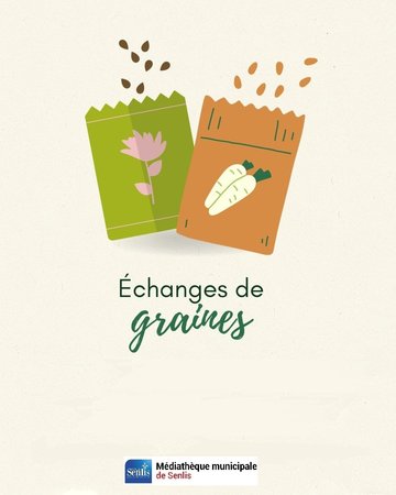 Permanence de la grainothèque à la médiathèque