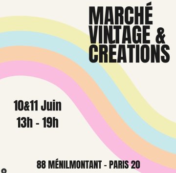88 MÉNILMONTANT - MARCHÉ VINTAGE & CRÉATIONS