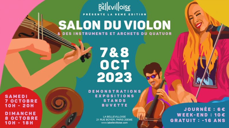 9ème édition du Salon du Violon et des Instruments et Archets du Quatuor
