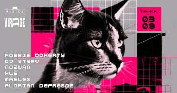 Pisica Open Air x Virage : Robbie Doherty, Dj Steaw & More