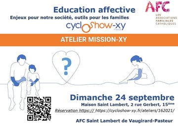 Atelier d'éducation affective pour pères et fils MissionXY