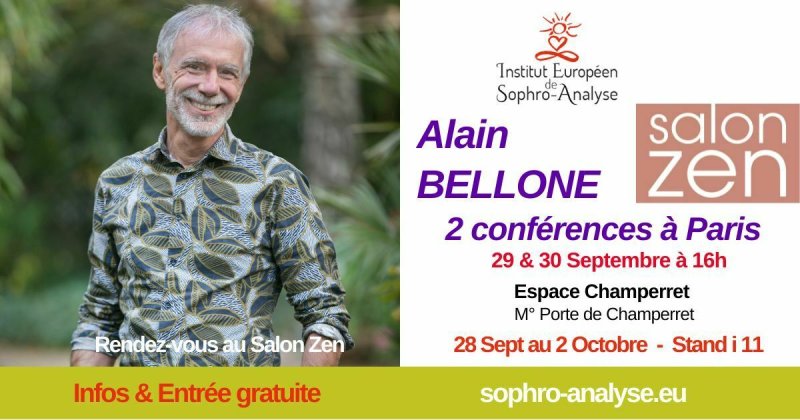 Conférence d'Alain Bellone sur la Sophro-analyse