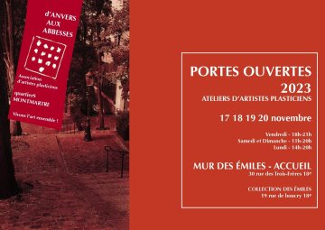 95 artistes d'Anvers aux Abbesses ouvrent leurs ateliers