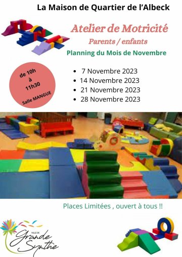 ATELIER DE MOTRICITE