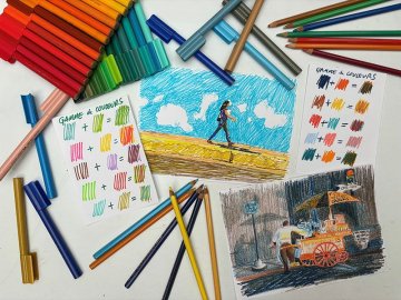 DESSIN - Outils graphique : dessiner aux feutres et aux crayons de couleur/ Académie d'art de Meudon