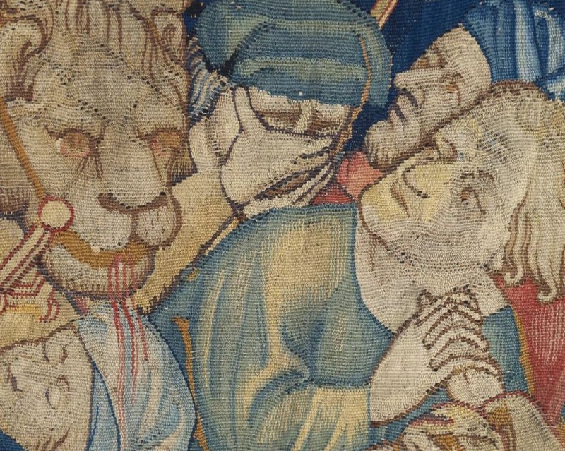 Les gestes dans la tapisserie de l’Apocalypse