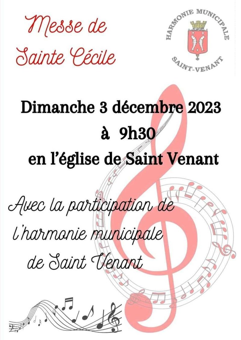 Messe de Sainte-Cécile en musique à Saint-Venant