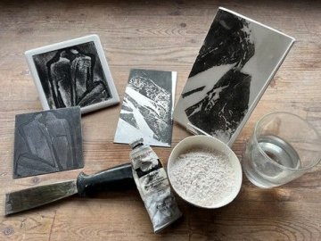 L’impression sur plâtre : entre gravure et sculpture – graveurs initiés / Académie d'art de Meudon