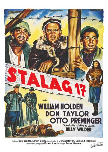 Stalag 17, drame américain de Billy Wilder, 1953. Durée : 2h