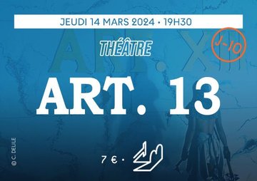 [THEATRE] Art. 13