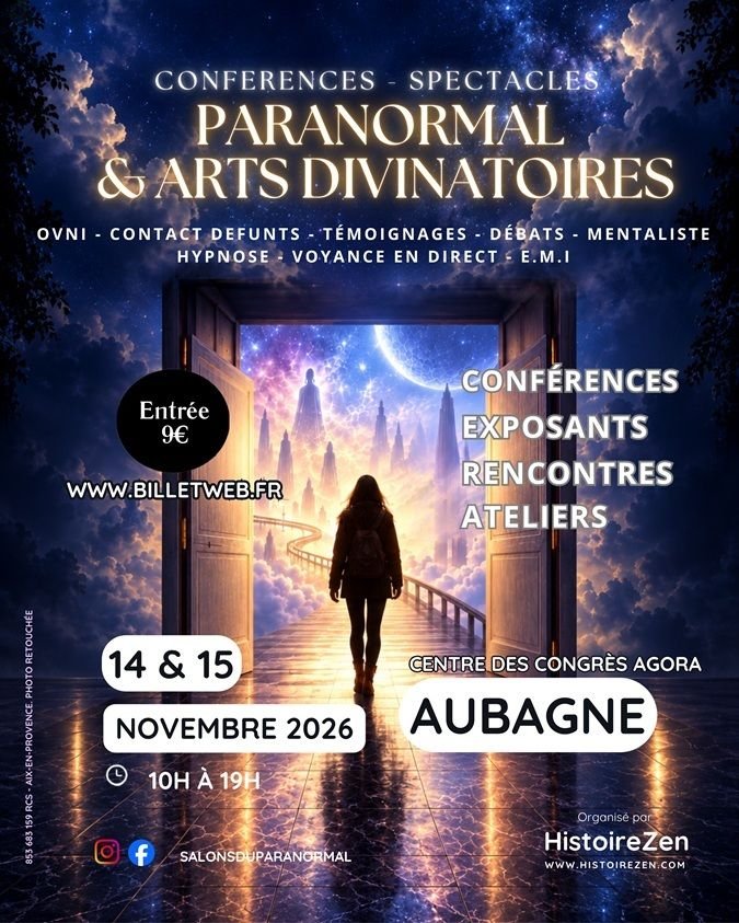 Salon du Paranormal à Aubagne - 2ème édition