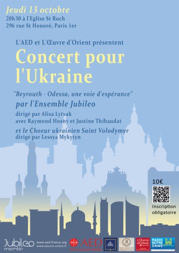 Concert “De Beyrouth à Odessa, une voie pour l'Espérance”