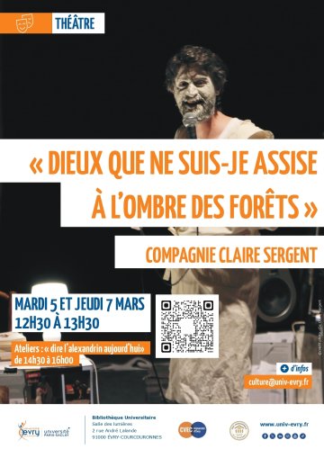 « Dieux que ne suis-je assise à l'ombre des forêts »