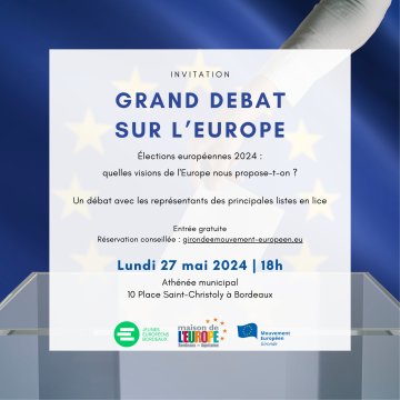 Grand débat sur l'Europe