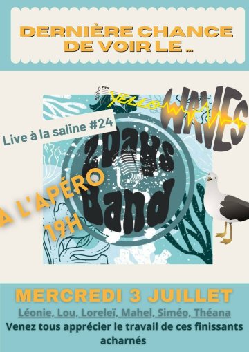 2 days band, Saline #24
