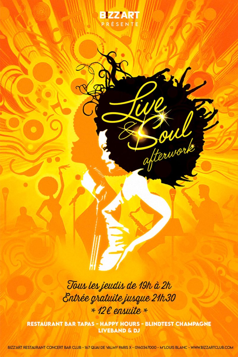 LIVE & SOUL AFTERWORK FEAT SOULNESS, DIV’ADDY, MC MARINA, DJ JP MANO