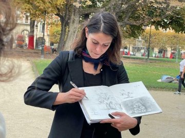 Carnet de croquis : dessiner les espaces urbains / avec l'Académie d'art de Meudon