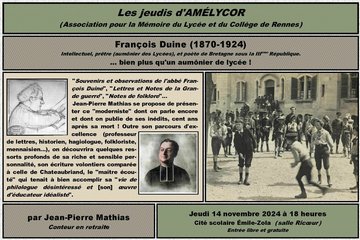 "moderniste" François Duine : "+ que seulement" l'aumônier des lycées !