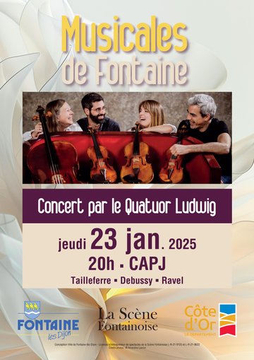 Musicales de Fontaine...avec le Quatuor Ludwig