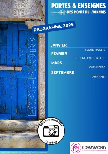Expo-photo "Portes et enseignes des Monts du Lyonnais"