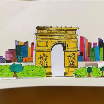 Visite-atelier « Pop-up ! Vue sur la ville »