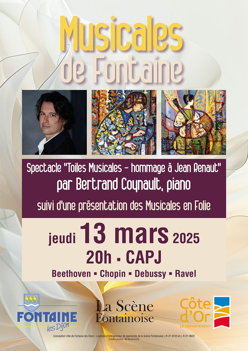 Musicales de Fontaine "Les Toiles Musicales, hommage à Jean Renaut"