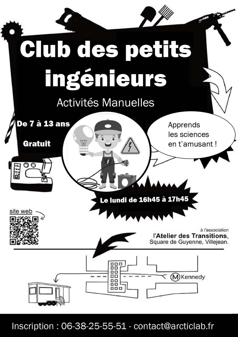 Club des petits ingénieur à L'atelier des transitions