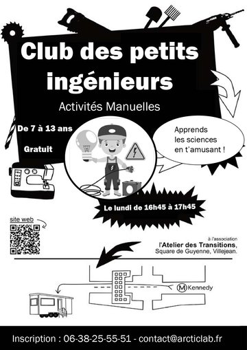 Club des petits ingénieur à L'atelier des transitions