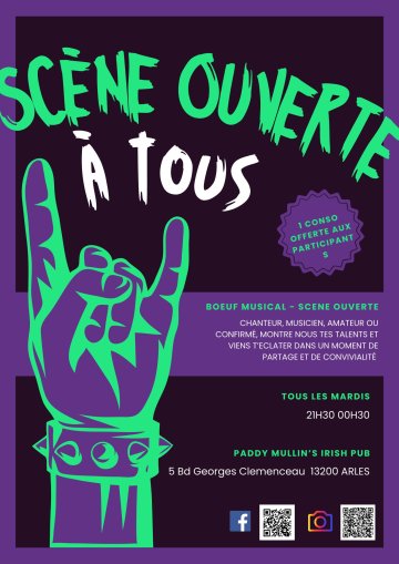 Scène ouverte à tous