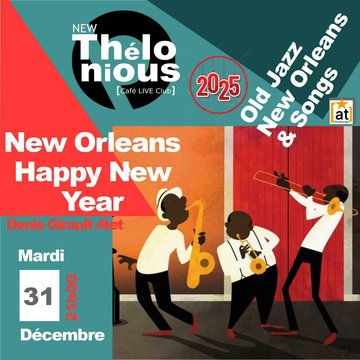 "New Orleans Happy New Year" Réveillon