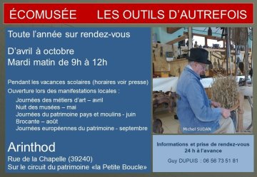 Visite guidée de l’écomusée des Outils d'autrefois
