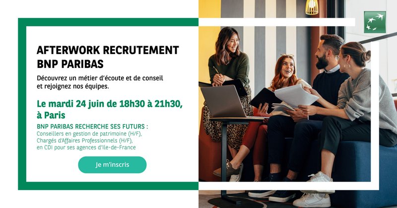 Afterwork Recrutement à Paris : Décrochez un emploi !