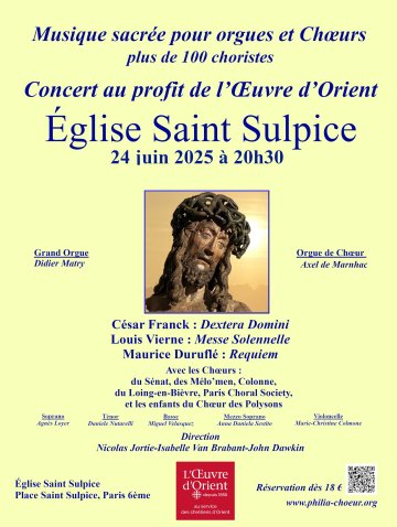 Concert “Musique sacrée pour orgues et chœurs”