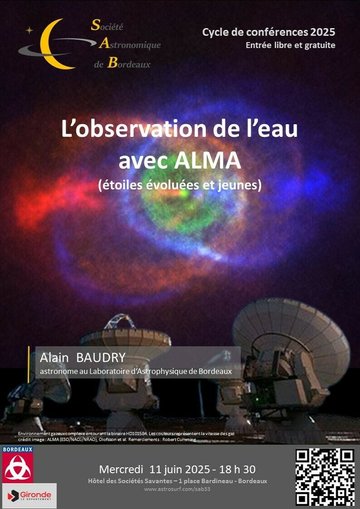 Conférence : L'observation de l'eau avec Alma