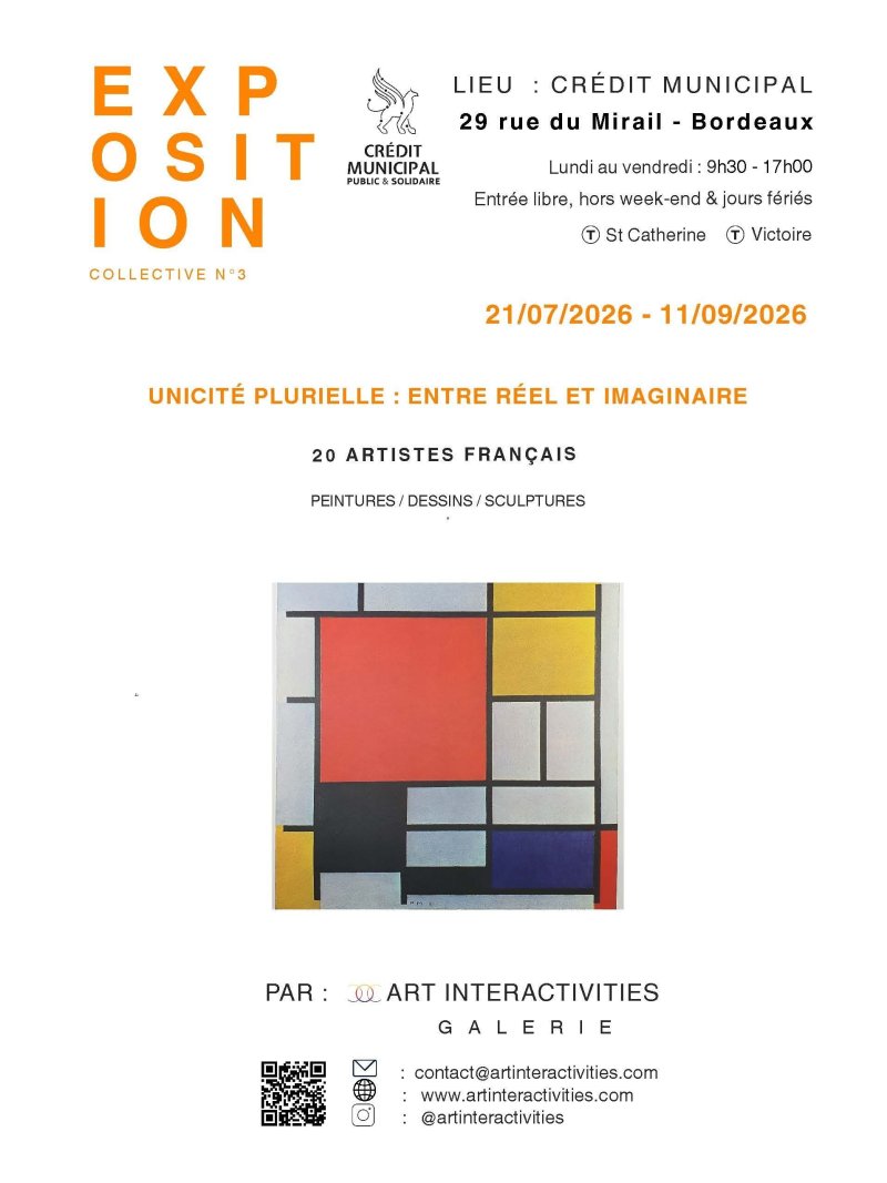 Exposition collective "Unicité plurielle 3"