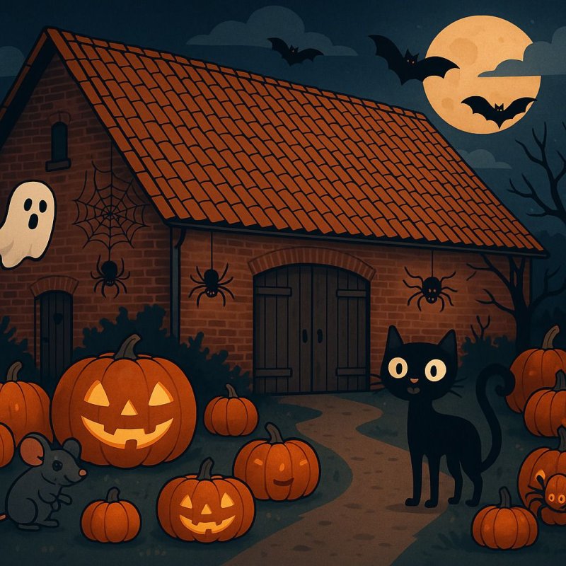 Halloween à la ferme (hantée) du Héron