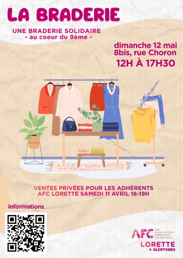 BRADERIE 12 AVRIL