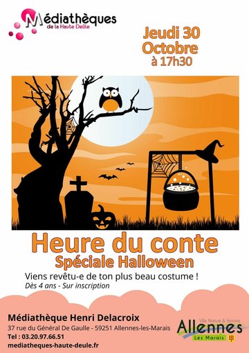 Heure du conte spéciale Halloween